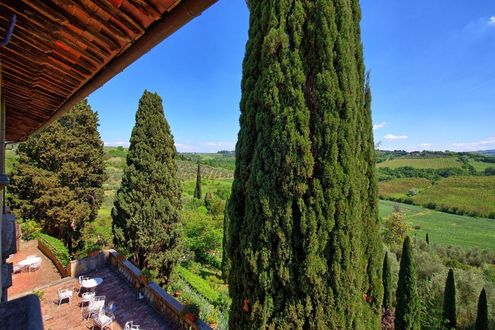 Castello Di Montegufoni By Posarellivillas Montagnana Val Di Pesa المظهر الخارجي الصورة